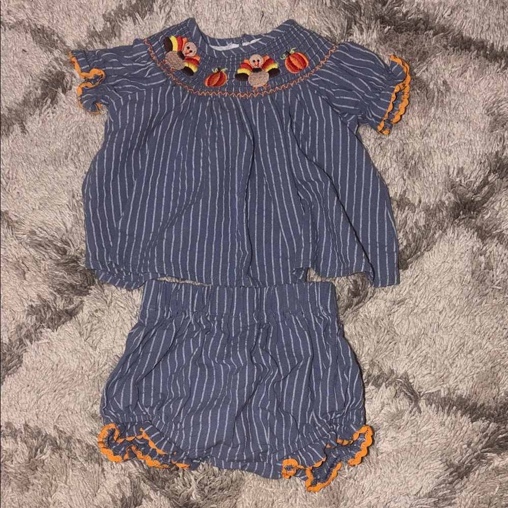 Lil Cactus Thanksgiving Outfit